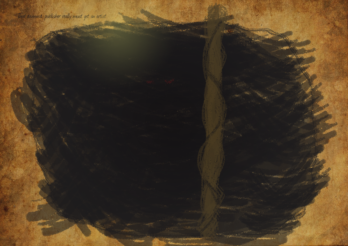 rope-thing in black void