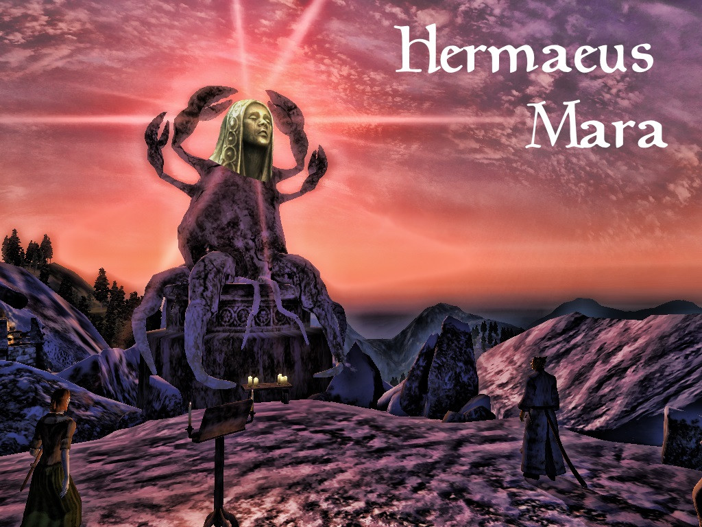 Statue of Hermaeus Mora with Mara’s head