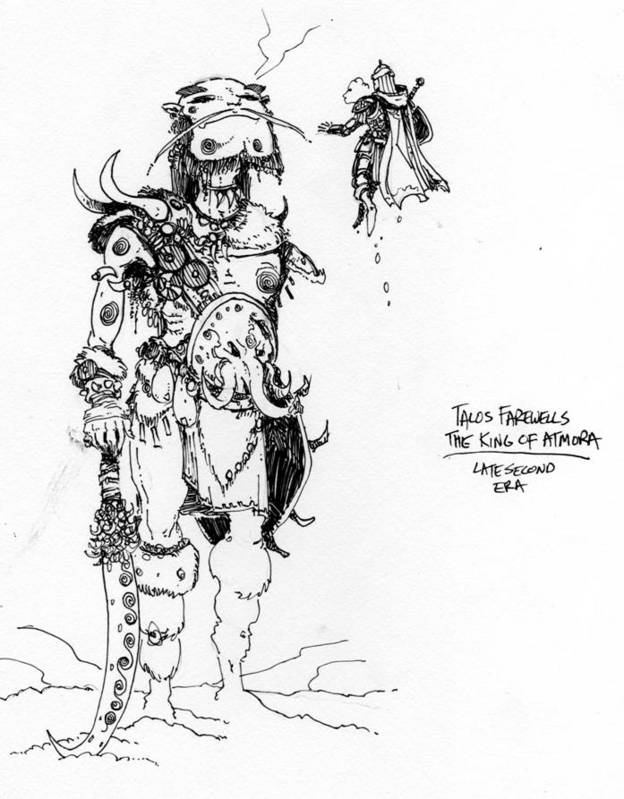 Talos greets the King of Atmora